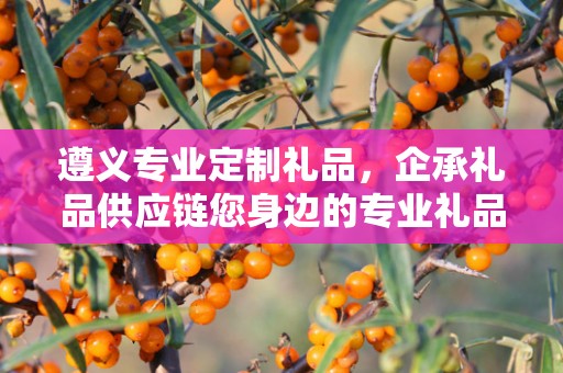 遵义专业定制礼品，企承礼品供应链您身边的专业礼品定制公司
